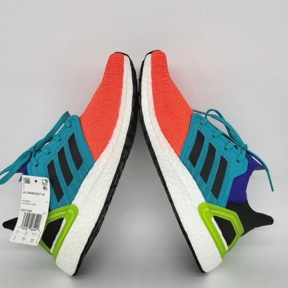 Adidas ULTRABOOST 20 'WHAT THE SOLAR RED' Men's Running Shoes Size 8 - Picture 5 of 7
